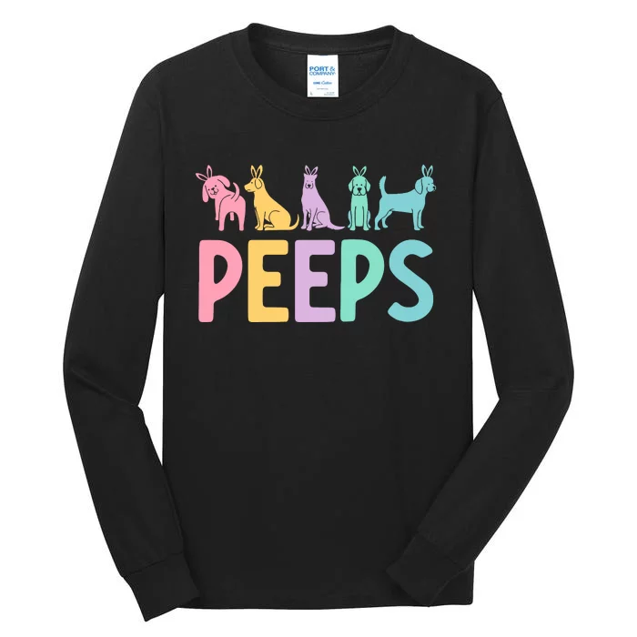 Easter Bunny Dog Peeps Tall Long Sleeve T-Shirt