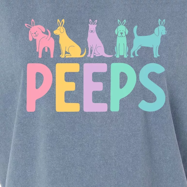 Easter Bunny Dog Peeps Garment-Dyed Women's Muscle Tee