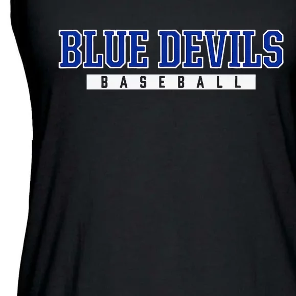 Etowah Blue Devils Baseball Ladies Essential Flowy Tank