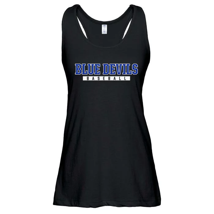 Etowah Blue Devils Baseball Ladies Essential Flowy Tank