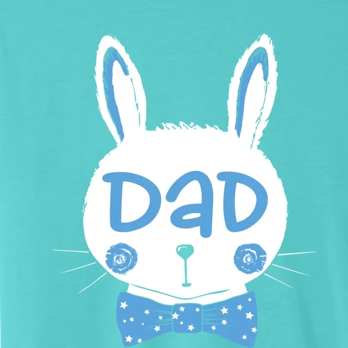 Easter Bunny Dad Matching Family Blue Easter Sunday Funny Gift ChromaSoft Performance T-Shirt