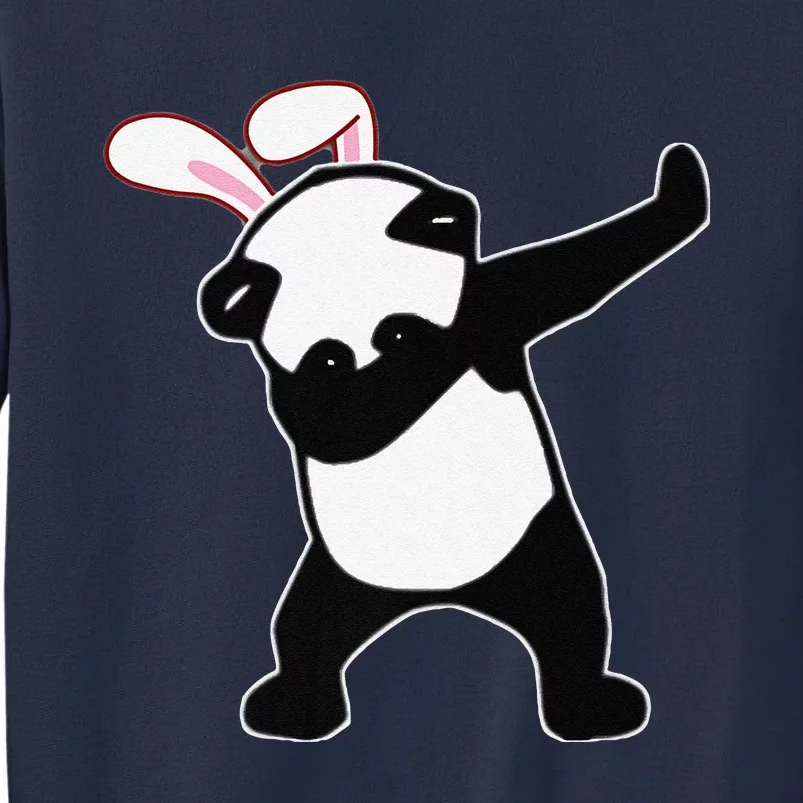 Easter Bunny Dabbing Panda Bear Rabbit Ears Gift Sweatshirt