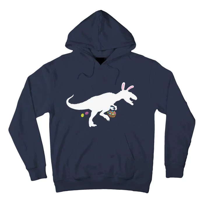 Easter Bunny Dinosaur Funny Easter Egg Tall Hoodie