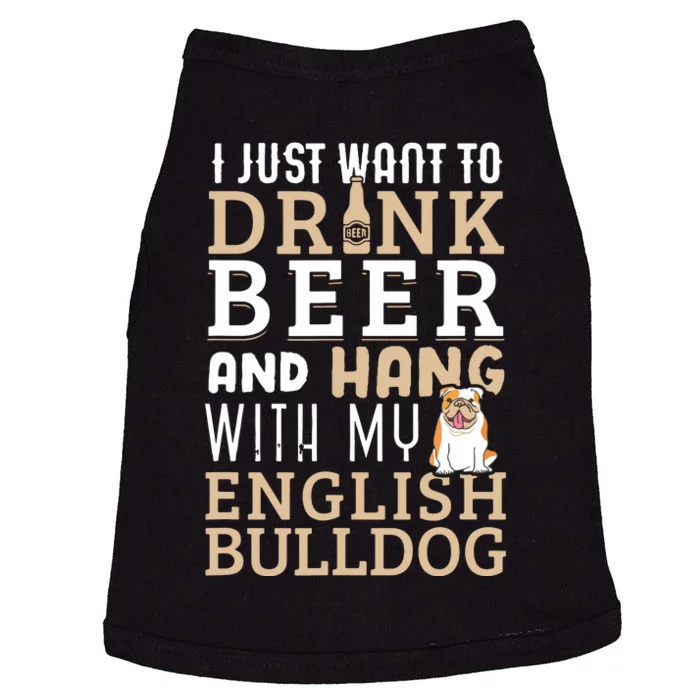 English Bulldog Dad T Funny British Dog Lover Beer Doggie Tank