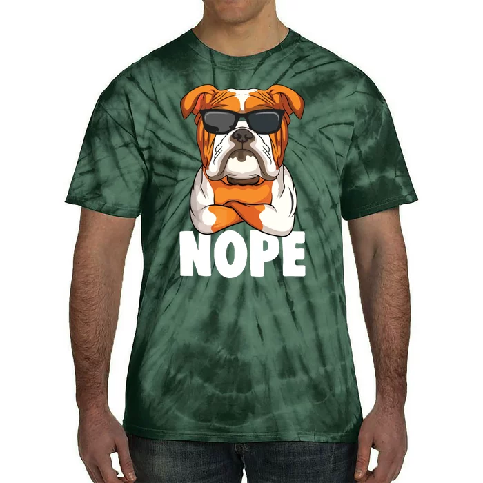 English Bulldog Dog Boy Girl Tie-Dye T-Shirt