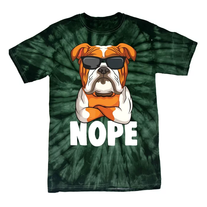 English Bulldog Dog Boy Girl Tie-Dye T-Shirt