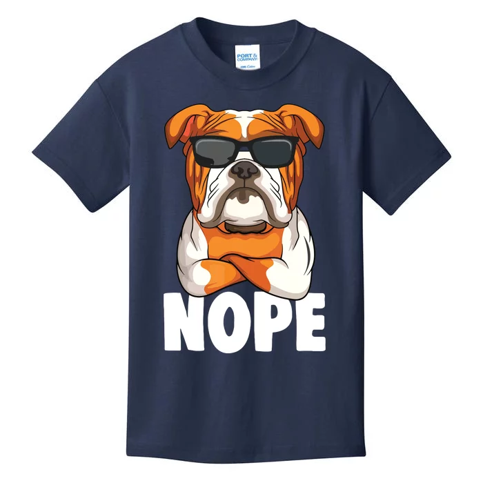 English Bulldog Dog Boy Girl Kids T-Shirt