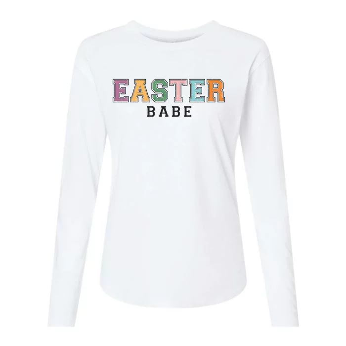 Easter Babe Womens Cotton Relaxed Long Sleeve T-Shirt