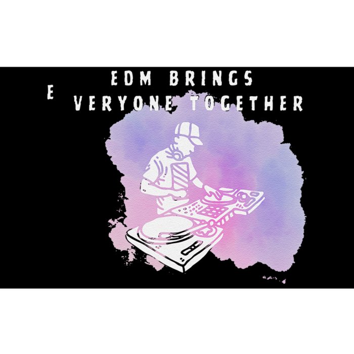 Edm Bring Everyone Together Music Genre Club Dance Cool Vibe Bumper Sticker