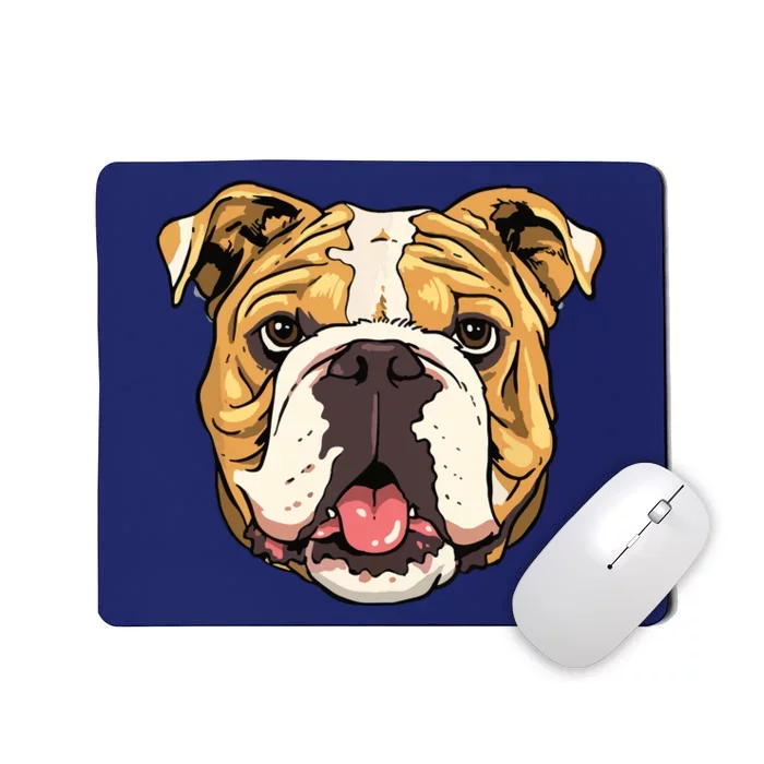 English Bulldog English Bulldog Breed Lover Women Men Mousepad