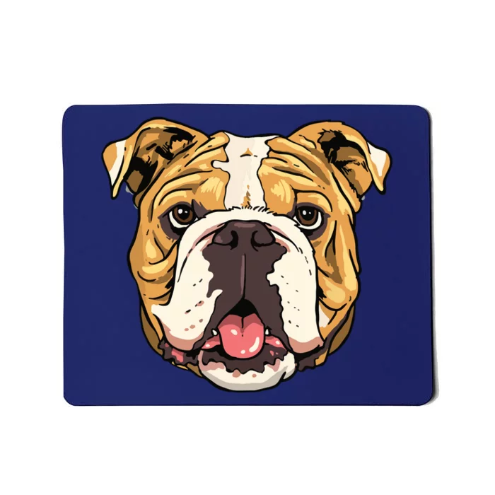 English Bulldog English Bulldog Breed Lover Women Men Mousepad