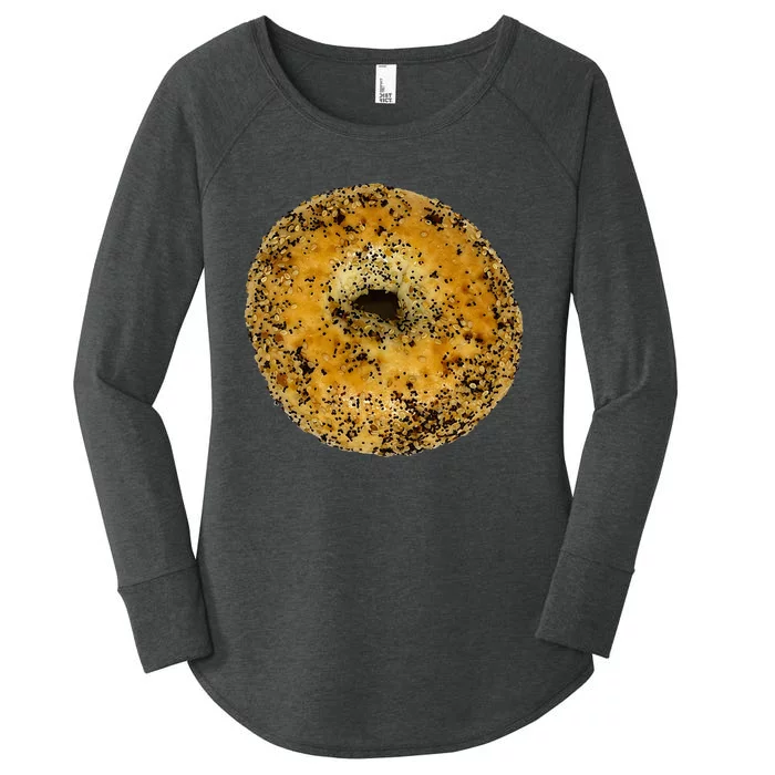 Everything Bagel Women's Perfect Tri Tunic Long Sleeve Shirt