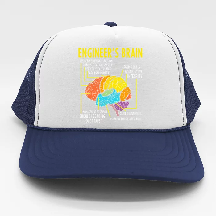 Engineer's Brain Engineering Games Process Trucker Hat