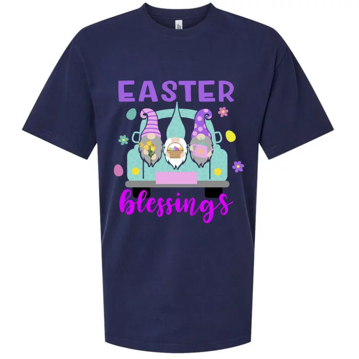 Easter Blessings Easter Décor Theme Gift Sueded Cloud Jersey T-Shirt