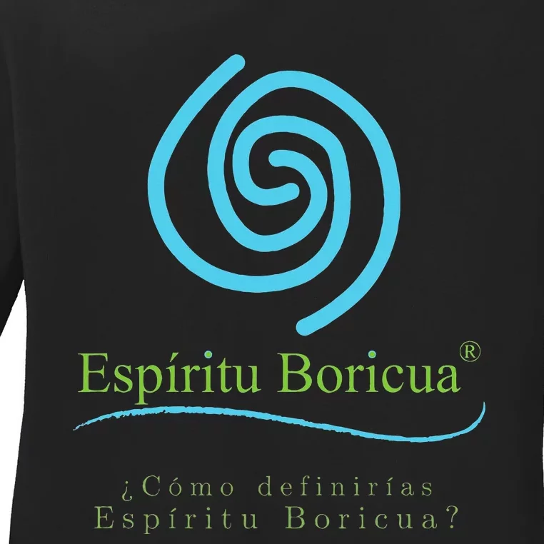 Espiritu Boricua Ladies Long Sleeve Shirt