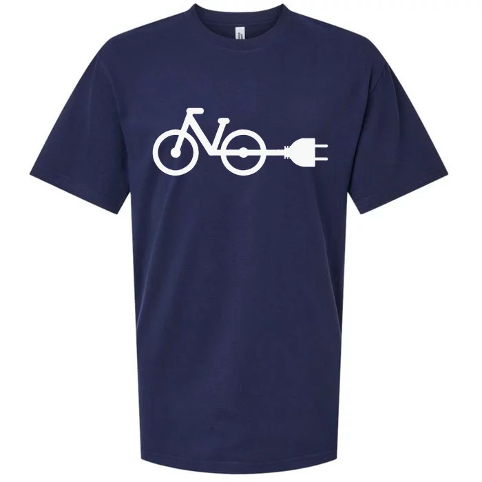 E Bike Electric Bicycle Sueded Cloud Jersey T-Shirt