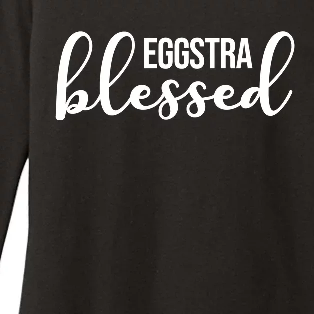 Eggstra Blessed Easter Holiday Womens CVC Long Sleeve Shirt