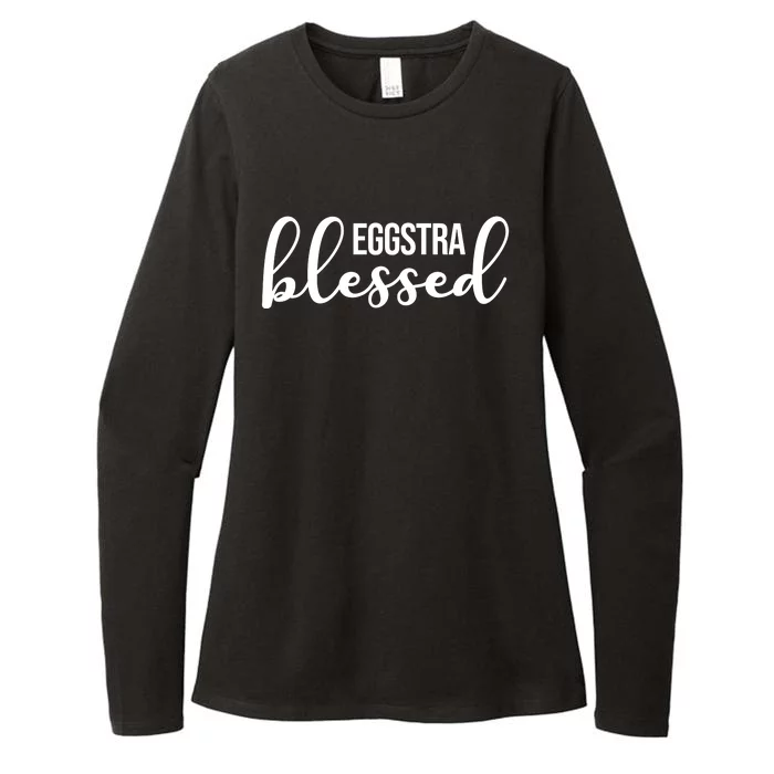 Eggstra Blessed Easter Holiday Womens CVC Long Sleeve Shirt