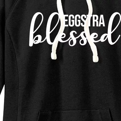 Eggstra Blessed Easter Holiday Women's Fleece Hoodie