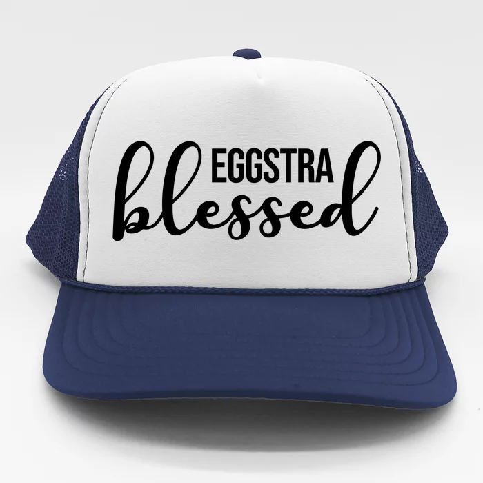 Eggstra Blessed Easter Holiday Trucker Hat