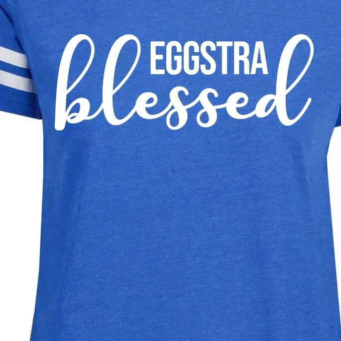 Eggstra Blessed Easter Holiday Enza Ladies Jersey Football T-Shirt