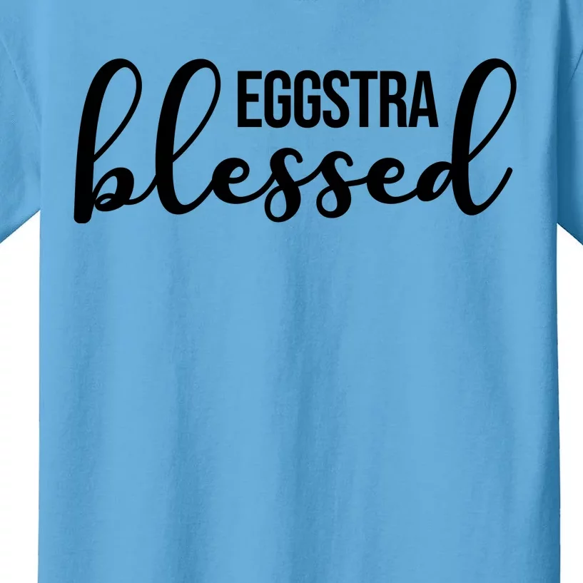 Eggstra Blessed Easter Holiday Kids T-Shirt