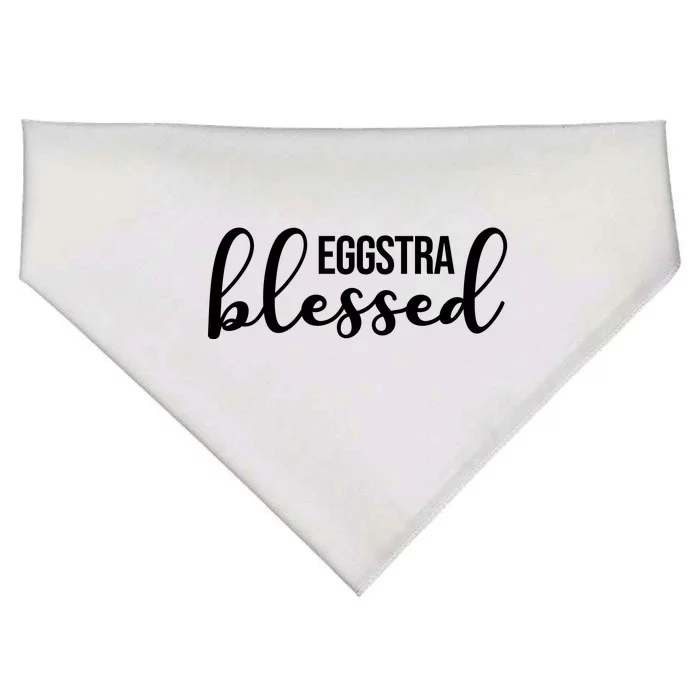 Eggstra Blessed Easter Holiday USA-Made Doggie Bandana