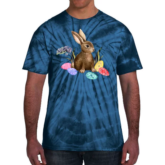 Easter Bunny Egg Spring Holiday Cute Tie-Dye T-Shirt