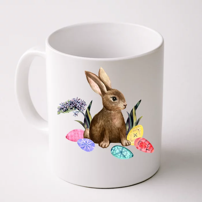 Easter Bunny Egg Spring Holiday Cute Front & Back Coffee Mug