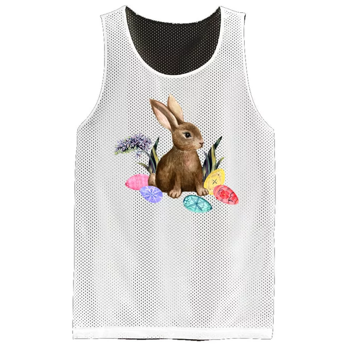 Easter Bunny Egg Spring Holiday Cute Mesh Reversible Basketball Jersey Tank