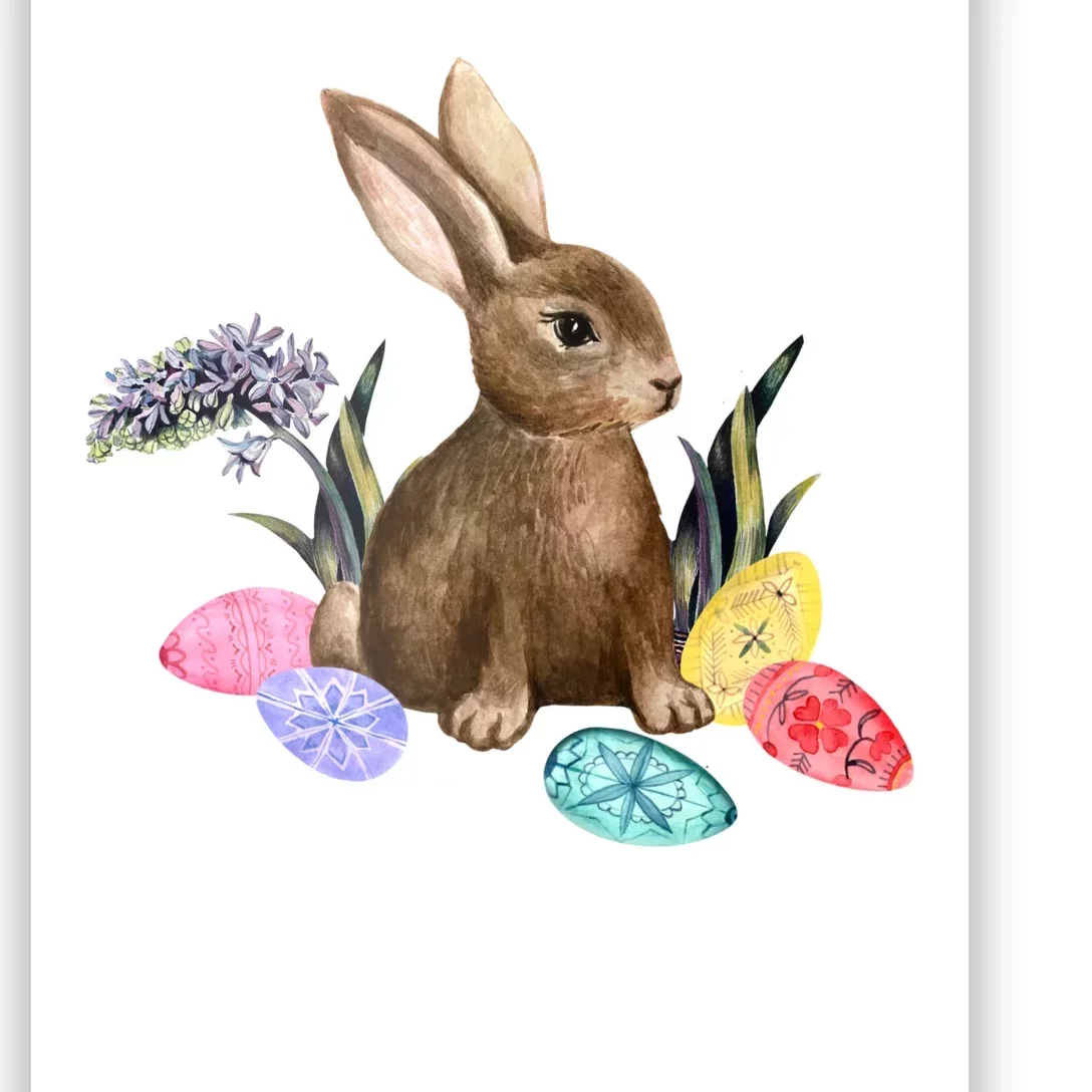 Easter Bunny Egg Spring Holiday Cute Poster