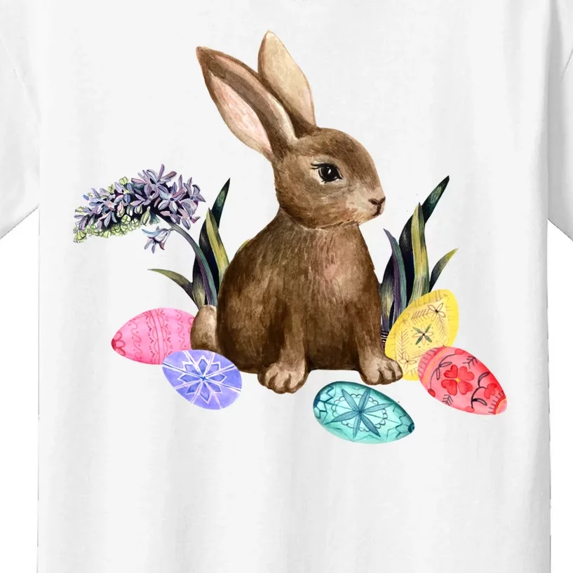 Easter Bunny Egg Spring Holiday Cute Kids T-Shirt