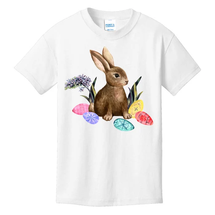 Easter Bunny Egg Spring Holiday Cute Kids T-Shirt