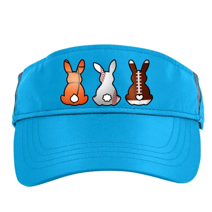 Easter Bunny Football Basketball Baseball Sports Fan Adult Drive Performance Visor