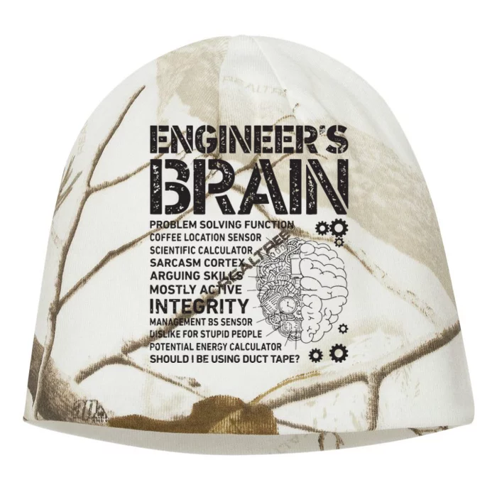 Engineers Brain Funny Process Engineer Men Engineering Gift Kati - Camo Knit Beanie