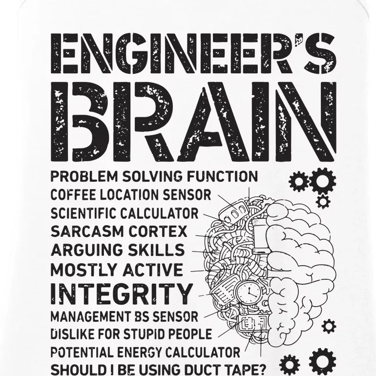 Engineers Brain Funny Process Engineer Men Engineering Gift Ladies Essential Tank