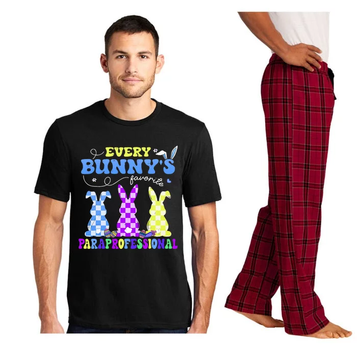 Every BunnyS Favorite Paraprofessional Groovy Easter Rabbit Pajama Set