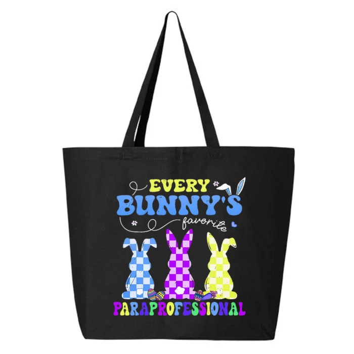 Every BunnyS Favorite Paraprofessional Groovy Easter Rabbit 25L Jumbo Tote