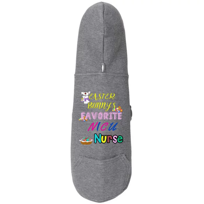 Easter Bunny's Favorite NICU Nurse Gifts Nursing Students Doggie 3-End Fleece Hoodie