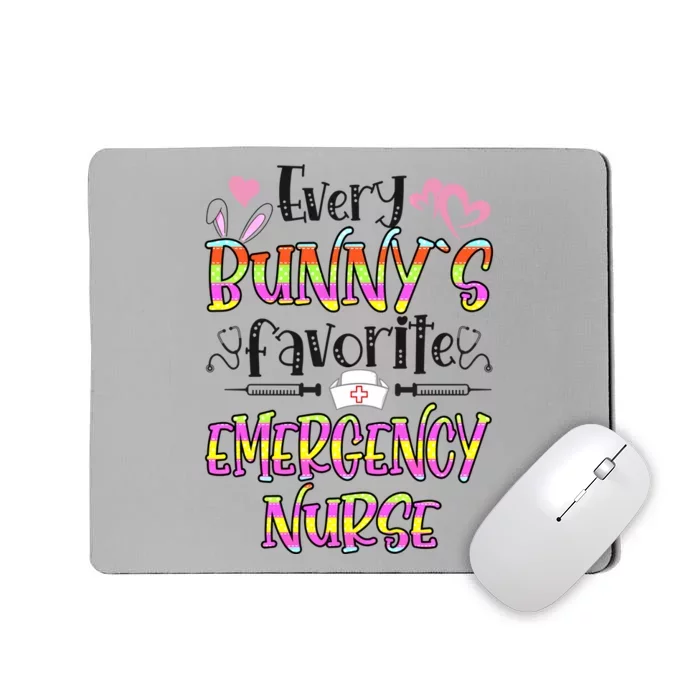 Emergency Bunnys Favorite Nurse Easter Day Funny Gift Mousepad