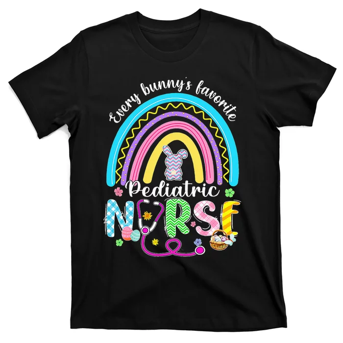 Every Bunny's Favorite Pediatric Nurse Nursing Easter Day T-Shirt