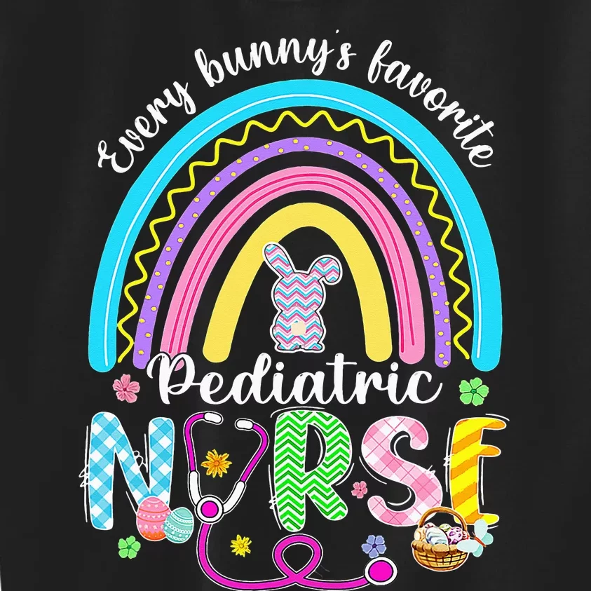 Every Bunny's Favorite Pediatric Nurse Nursing Easter Day Kids Sweatshirt