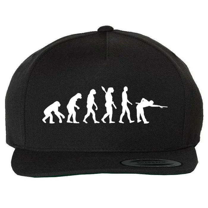 Evolution Billiards Funny Gift Wool Snapback Cap