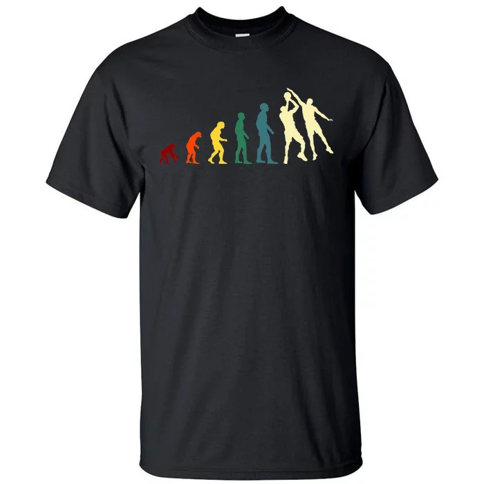 Evolution Basketball Funny Novelty Gift Idea Tall T-Shirt