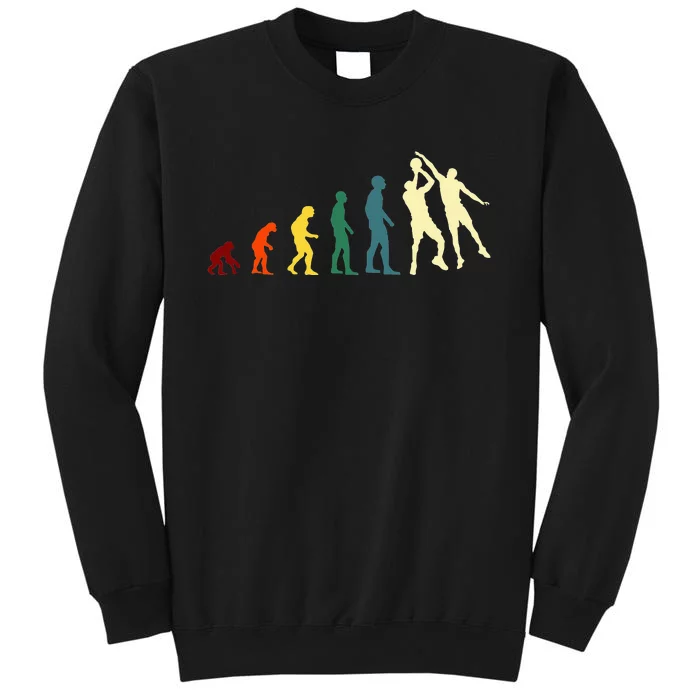 Evolution Basketball Funny Novelty Gift Idea Tall Sweatshirt