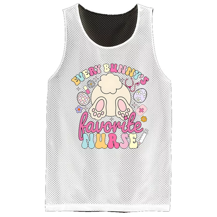 Every BunnyS Favorite Nurse Easter Day Mesh Reversible Basketball Jersey Tank