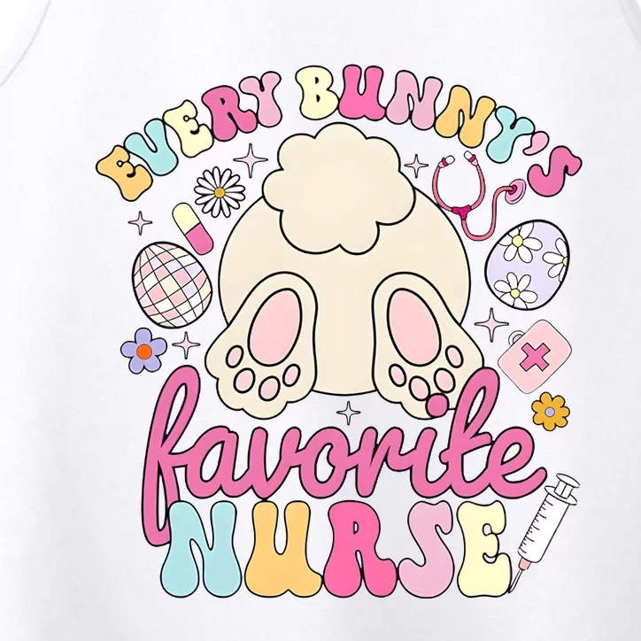 Every BunnyS Favorite Nurse Easter Day Performance Tank