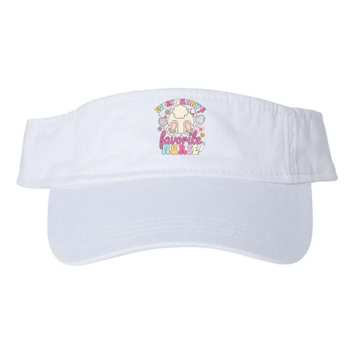 Every BunnyS Favorite Nurse Easter Day Valucap Bio-Washed Visor