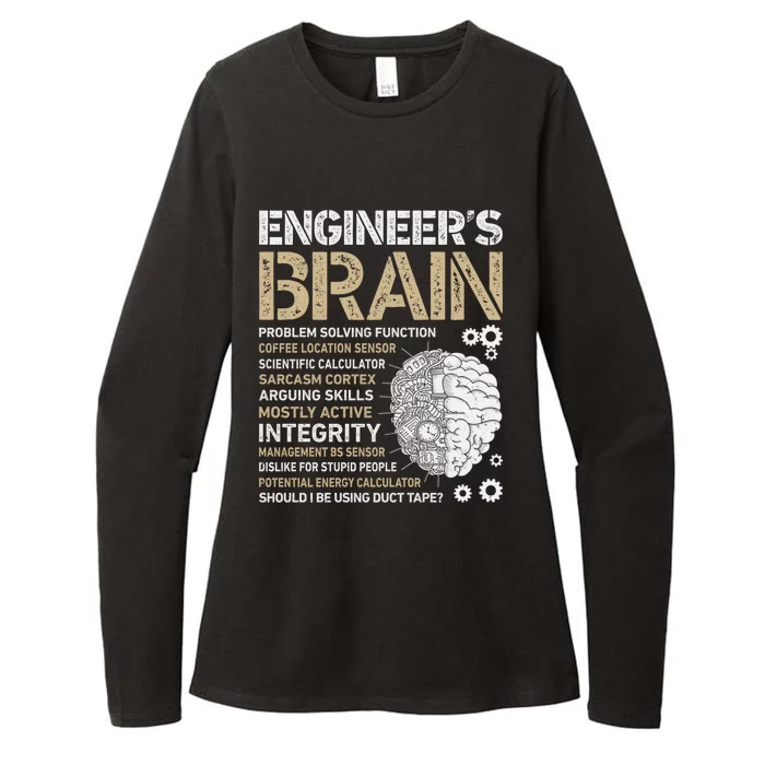 Engineer's Brain Funny Process Engineer Engineering Gift Womens CVC Long Sleeve Shirt