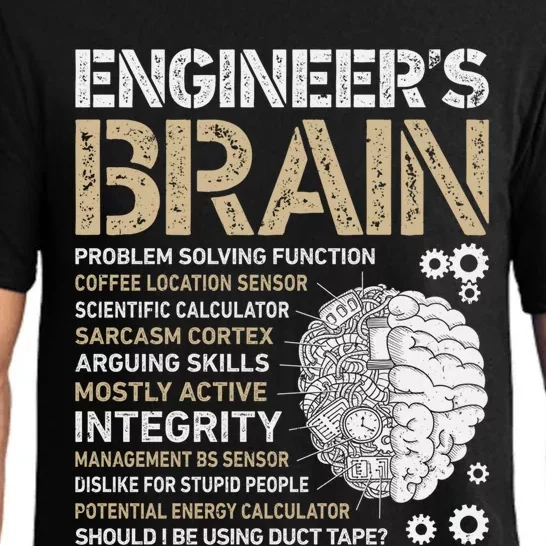 Engineer's Brain Funny Process Engineer Engineering Gift Pajama Set